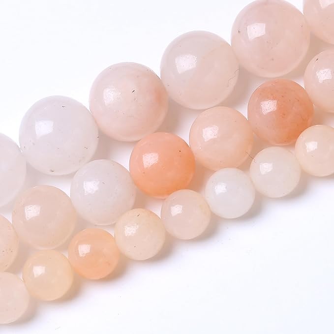 Streamer Powder Stone Beads for Jewelry Making DIY Craft Gemstone Beads Kit (8mm, 45pcs) Cosmic Crystal Pebbles for Bracelets, Necklaces, Home Decor