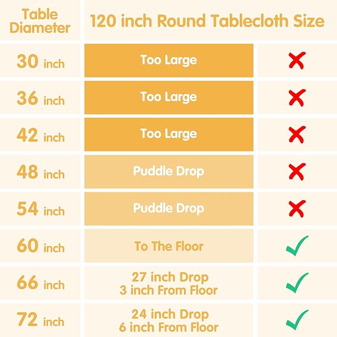 BRILLMAX 4 Pack Ivory Round Tablecloths 120 Inch - Circle Bulk Linen Polyester Fabric Washable Table Cloth Cover for Wedding Reception Banquet Birthday Party Buffet Restaurant