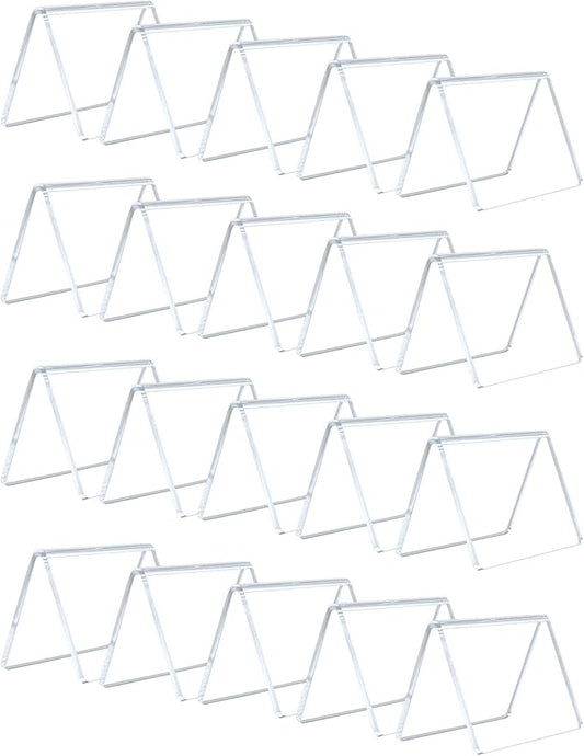 20 Pack AITEE Mini Chalkboard Signs - Acrylic Tabletop Signs for Food, Weddings, Parties & Messages