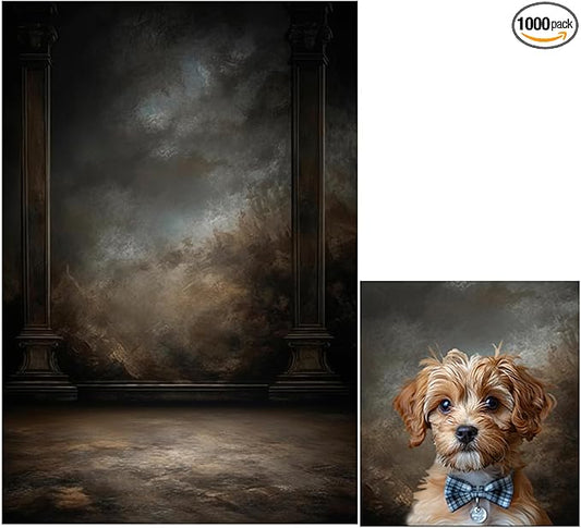 5x7ft Dark Vintage Photography Backdrops Portrait Photo Backdrop Wedding Bridal Show Birthday Background for Studio Props