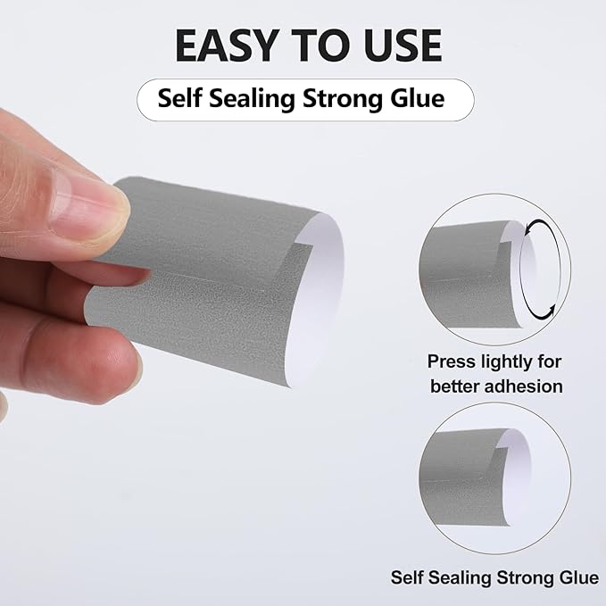Germiwipe Gray Paper Napkin Bands Box of 500,Napkin Rings Self Adhesive,Silverware Wraps Bands,Perfect for Birthday Parties, Weddings, Family Reunion & Events(Gray - 500 PCS)
