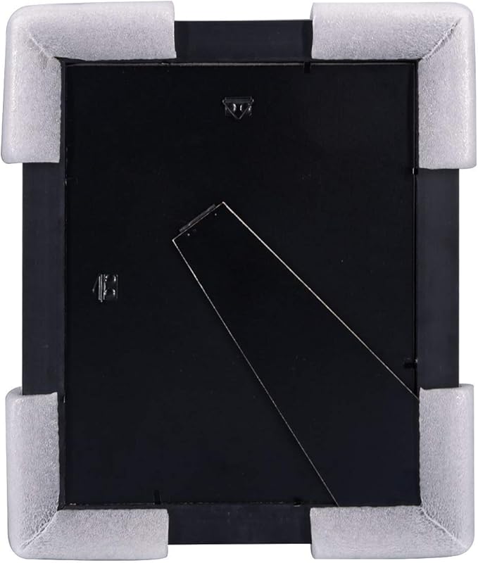 GraduationMall Graduation Photo Shadow Box Frame with Tassel Holder for 4x6 Pictures,Real Glass,Black over Gold Double Mat,Wall & Tabletop Design