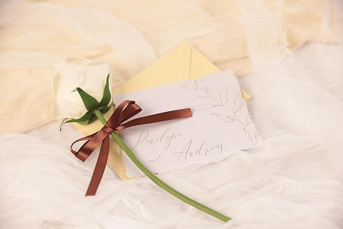 Coffee Brown Satin Ribbon 3/8 inch X Continuous 25 Yards, Single Face Polyester Ribbon Perfect for Gift Wrapping, Flower Bouquet, Wedding Decor, Crafts, Bow Making, Sewing and More