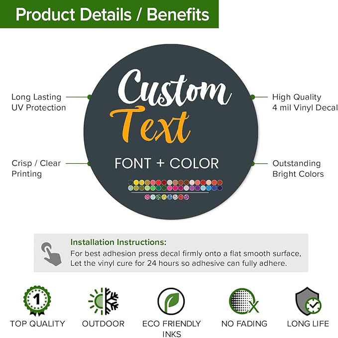 Custom Stickers for Business Logo Design Your Own Personalized Labels Shipping Sticker Decals Text Name Image Photo Customized Waterproof, UV Protected Fade & Heat Cold Resistant 2 Inch