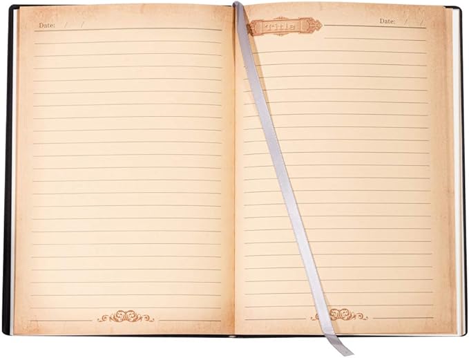 molshine A5 (5.5" x 8.3") Embossed Journals Vintage Notebook,Retro Leather Bronze Diary,100 Sheets Paper,Hardcover Travel Notepad for Writing,Sketchbook,Collection,Gift,Decoration, Phoenix(Bronzed)