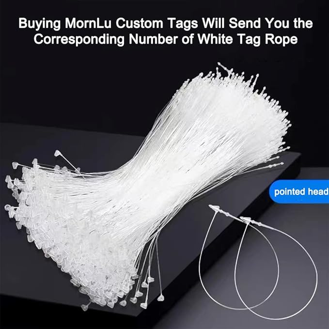 200 Pcs Custom Hang Tags,Personalized Your Logo Photo and Text Design Price Tags Jewelry Hang Tags Labels (Gift Tag Rope)