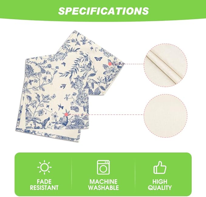 Artoid Mode Monochrome Sketch Birds and Flowers Spring Table Runner, Seasonal Summer Fall Kitchen Dining Table Decoration for Home Party Decor 13x108 Inch
