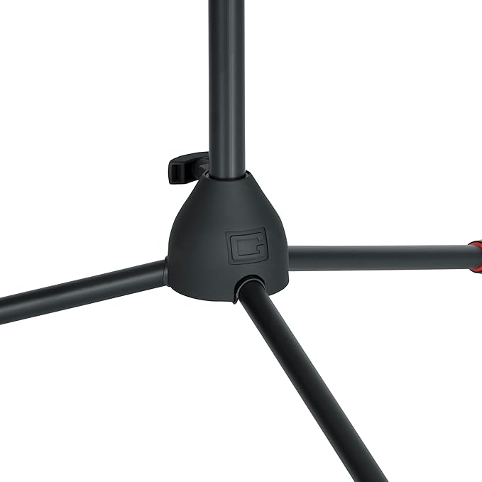 Gator Frameworks Standard Tripod Microphone Stand with Adjustable Height and Both 3/8" and 5/8" Adapters (GFW-MIC-2000)