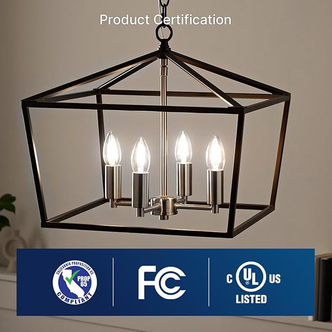 FLSNT 48 Pack Dimmable LED Candelabra Bulbs, 40W Equivalent LED Chandelier Light Bulbs, E12 Base, 5000K Daylight UL,CA65 Listed.