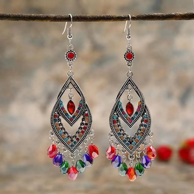 50pcs 10x15mm Teardrop Crystal Glass Beads Vertical Hole Faceted Glass Teardrop Spacer Beads for Bracelets Necklace Earring DIY Jewelry Making Craft(Amber)