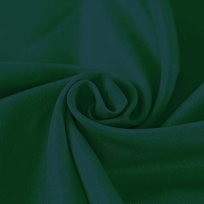 120 inch Round Tablecloth Washable Polyester Table Cloth Decorative Table Cover for Wedding Party Dining Banquet（120 inch, Hunter）