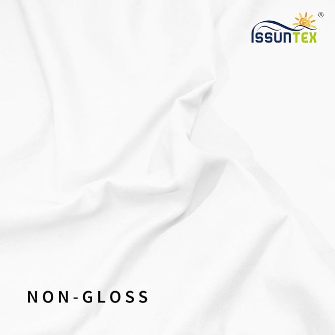 ISSUNTEX 5X7 ft Background Muslin Backdrop, Photo Studio, Collapsible High Density Screen for Video Photography and Television-White