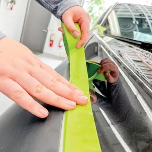 DINOGREN High Performance Automotive Masking Tape – 2 Inch x 60 Yards (20 Rolls) – Heat & Water Resistant Green Tape for Car Paint, Auto Body Shop, Industrial Use, Clean Removal, Solvent Safe- 7767