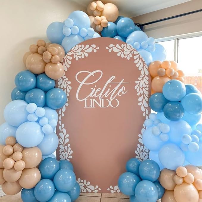 Mexico Theme Arch Stand Covers Fiesta Wedding Party Elastic Fabric Background Birthday Baptismx Baby Shower Decor Props (75x180cm(W30''H72''),G-3744)