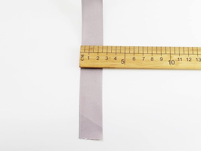 Jesep One Roll 100 Yards Soild Grosgrain Ribbon Boutique Gift Wrapping Package Ribbon, DIY Crafts Bow Hair Headband Accessories Assorted Ribbon#09 (1" 25mm, Gray)
