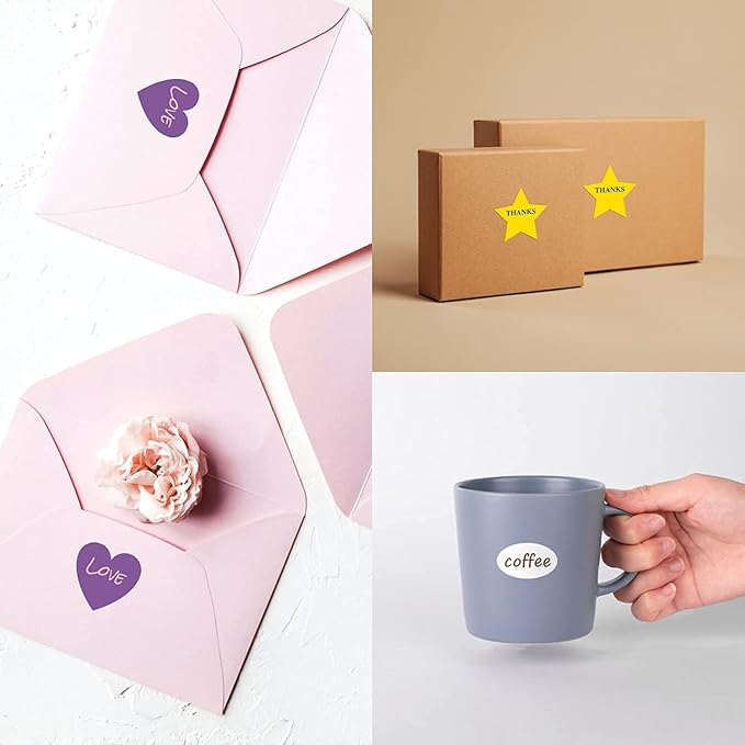 Custom Stickers for Weddings, Birthdays & Businesses - Personalized Labels with Your Logo - Waterproof, Fade and Heat Resistant - Pack of 100-1000 (Custom Image, 2 Inch)