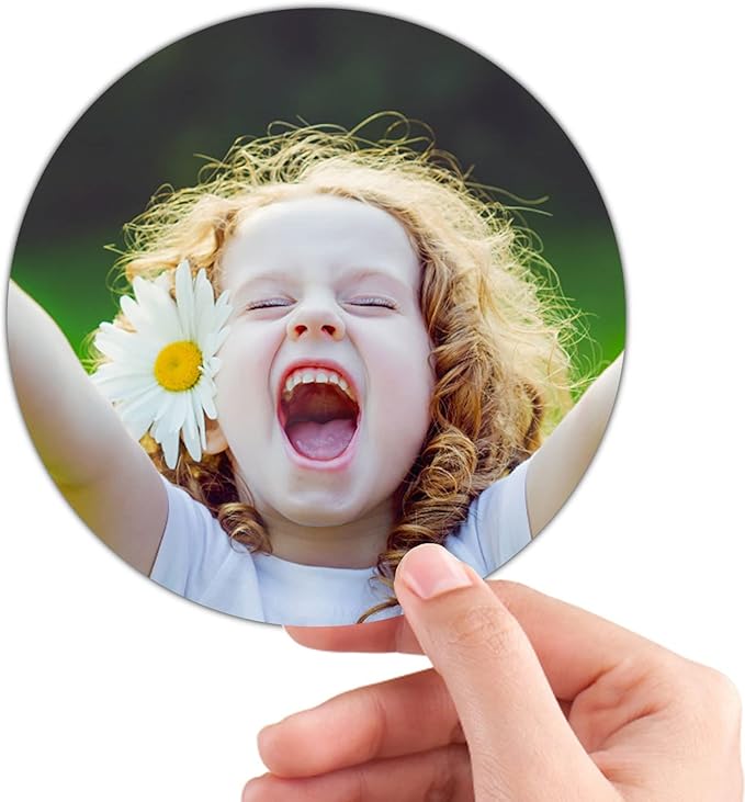 Customized Personalized Stickers for Business Logo - Vinyl Stickers with Photo Text Image - Bulk 200 Pack