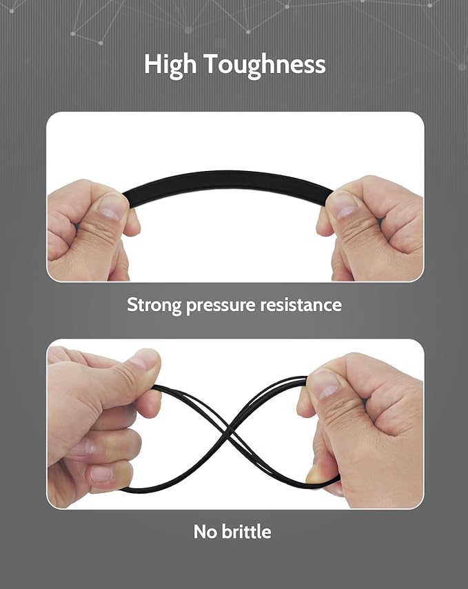 DURAMIC 3D PLA+ Filament 1.75mm 2Kg Black, PLA Plus Filament 2 Pack 1kg Spool(2.2lbs) Tougher and Stronger, Dimensional Accuracy Probability +/- 0.02mm