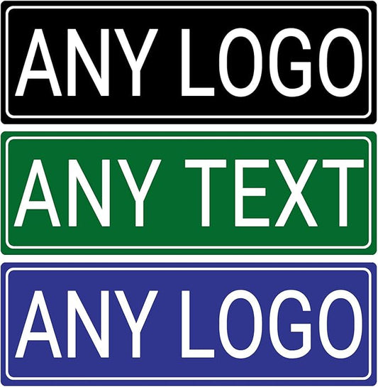 Custom Metal Sign 8x24 Inches - Personalized Outdoor Street Sign with Text/Photo/Logo, Rust-Free .060 Reflective Aluminum for Business Home, Single/Double Sided