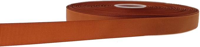 Jesep One Roll 100 Yards 3/4" Soild Grosgrain Ribbon Boutique Gift Wrapping Package Ribbon, DIY Crafts Bow Hair Headband Accessories Assorted Ribbon#842 (3/4" 20mm, Coffee)