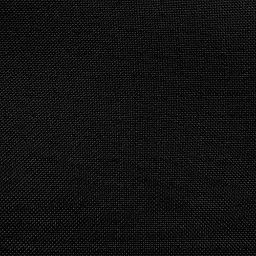 Ultimate Textile Pleat Polyester Fabric Table Skirt - Machine Washable Flame Resistant with Clips for Events, Weddings & Trade Shows, Cut & Sewn in Paterson, NJ - Black, 21' Shirred Pleat