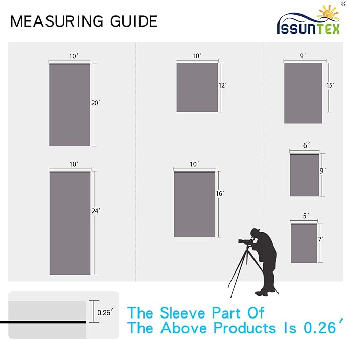 ISSUNTEX 5X7 ft Background Muslin Backdrop, Photo Studio, Collapsible High Density Screen for Video Photography and Television-Gray