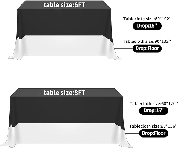 Fokitut 2 Pack Waterproof Rectangle Tablecloth, 60x120 Inch,Stain Resistant and Wrinkle Polyester Table Cloth, Fabric Table Cover for Kitchen Dining, Wedding, Party, Holiday Dinner-Silver