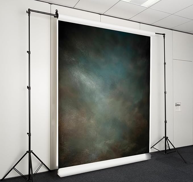 5x7ft Aqua Backdrops Portrait Backdrops for Photography Mottled Photo Background