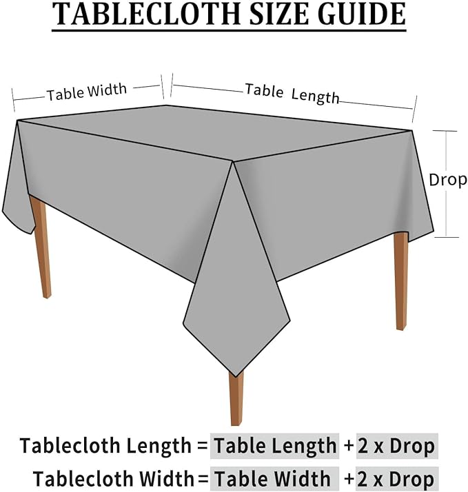 Smiry Rectangle Table Cloth, Waterproof Heavy Duty Vinyl Tablecloths, Wipeable Washable Table Cover for Kitchen and Dining Room (Brown, 60" X 140")
