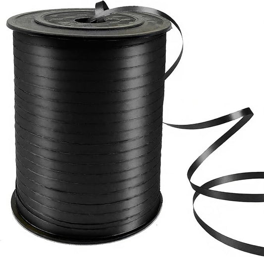 500 Yards Curling Ribbon-Balloon String for Birthday Gift Wrapping,Festival Party Decor,Ribbons & Bows for Christmas New Year Gifts Supplies (Black)
