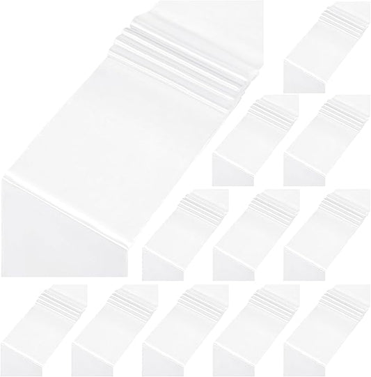 12 Pack White Satin Table Runner 12 x 108 inch Long Premium Smooth Table Runner for Wedding, Banquets, Birthday, Party, Graduation, Engagements,Table Runners fit Rectangle and Round Table