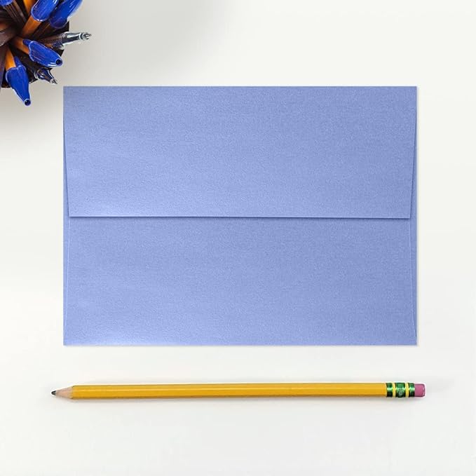 LUXPaper A7 Invitation Envelopes | Peel & Press | 5 1/4" x 7 1/4" | Vista Metallic | 80lb. Text | 500 Qty