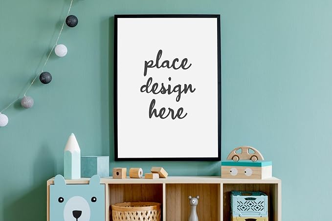 KTKDE A1 Black Modern Picture or Poster Frame,23.4x33 Poster Frame Black Woodgrain, Vertical & Horizontal Wall Hanging Large Picture Frame for Photos, Posters & Art Prints