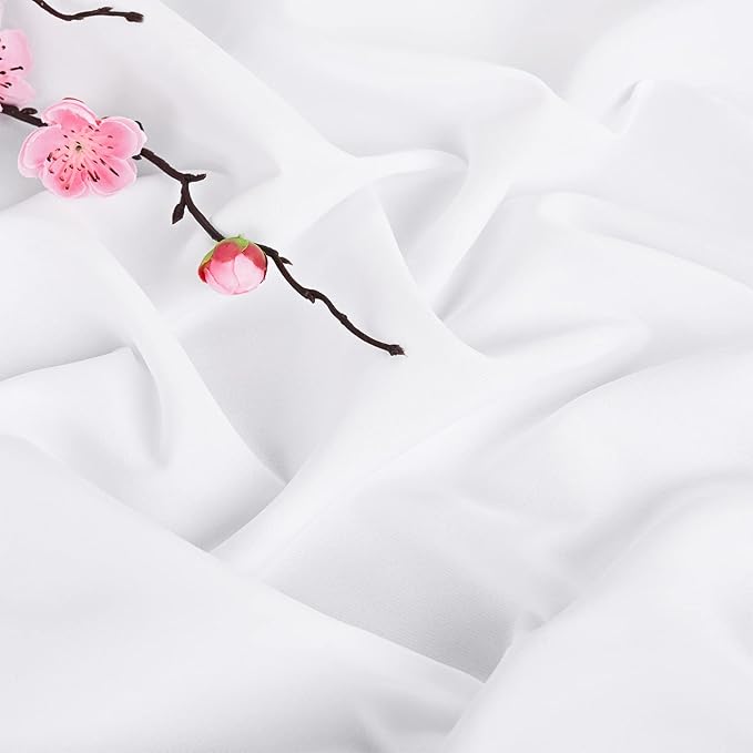 fani 12 Pack 90 Inch Round Tablecloth, White Polyester Tablecloth for Round Table,Washable Fabric Table Cover for Wedding Party Dining Buffet Banquet Restaurant and Camping