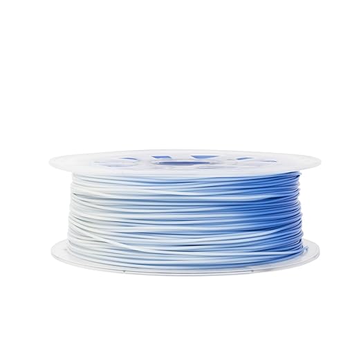 Gizmo Dorks 3mm (2.85mm) ABS Filament, 1 kg for 3D Printers, Color Change Blue to White