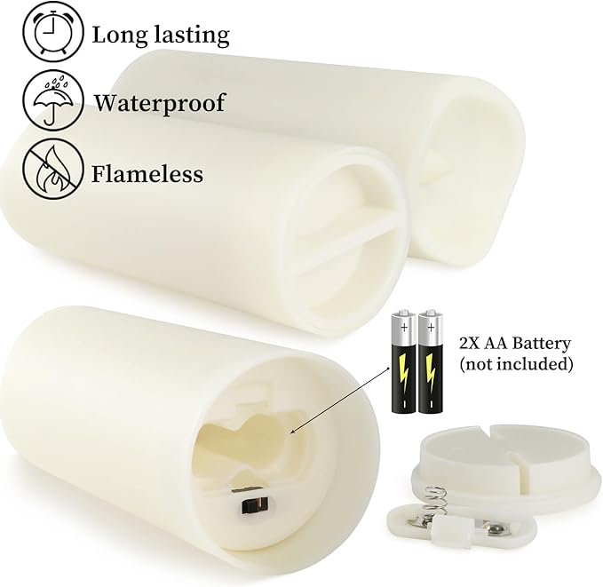36-Pack LED Flameless Candles with Remote Control - Perfect for Home, Parties, and Special Occasions - Create a Magical Ambiance Effortlessly(Three Sizes)