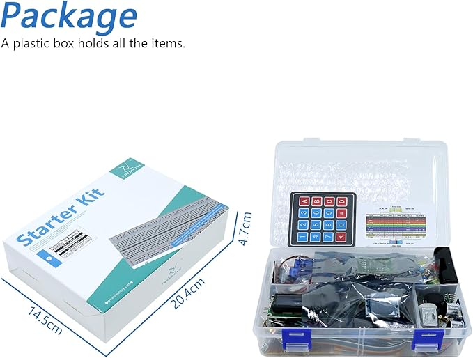 Freenove Ultimate Starter Kit for Raspberry Pi 5 4 B 3 B+ 400 Zero 2 W, 962-Page Detailed Tutorial, Python C Java Scratch Processing Code, 223 Items, 128 Projects (Raspberry Pi NOT Included)