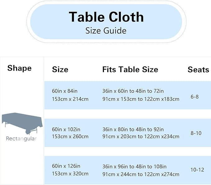 6 Pack Black Table Cloth Rectangle Table 60 x 126 Inch Tablecloths for 6 Foot Rectangle Tables. Stain and Winkle Resistant Polyester Washable Table Cloths for Parties Wedding Dining