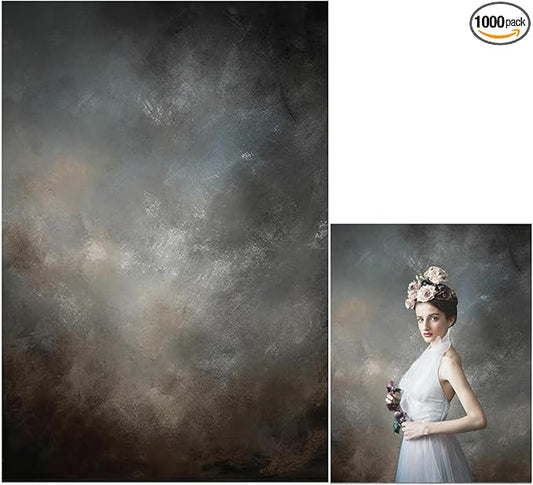 8x16ft Fabric Abstract Backdrop for Photography Vintage Portrait Old Master Background for Studio Prop