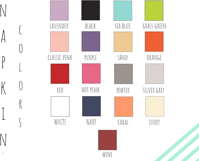 Weddingstar Personalized Printed Paper Napkins 3-Ply 50 Pack - Cocktail Ivory