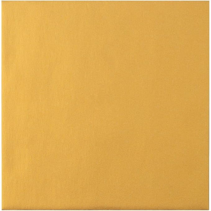 LUXPaper Square Invitation Envelopes | Peel & Press | 5 3/4" x 5 3/4" | Gold Metallic | 80lb. Text | 50 Qty