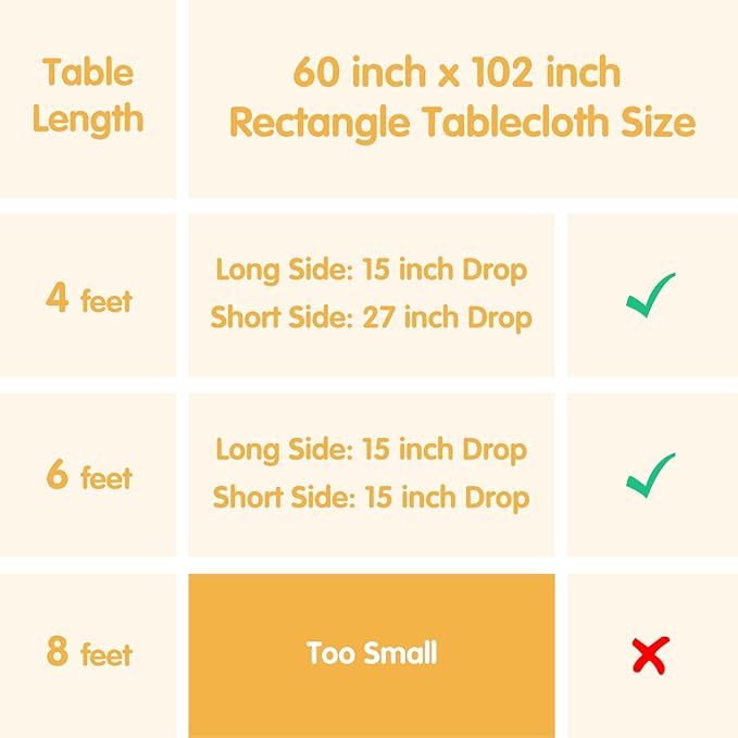BRILLMAX 6 Pack White Tablecloths for 6 Foot Rectangle Tables 60 x 102 Inch - 6ft Rectangular Bulk Linen Polyester Fabric Washable Cloth Cover for Wedding Reception Banquet Birthday Party