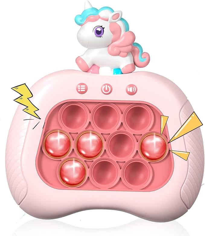 Kindegarten Graduation Gifts,Unicorn Quick Push Pop Game,Unicorn Bubble Pop Game,Handheld Puzzle Game Sensory Toys Preschool Class of 2025 Graduation Toy Boy Girls