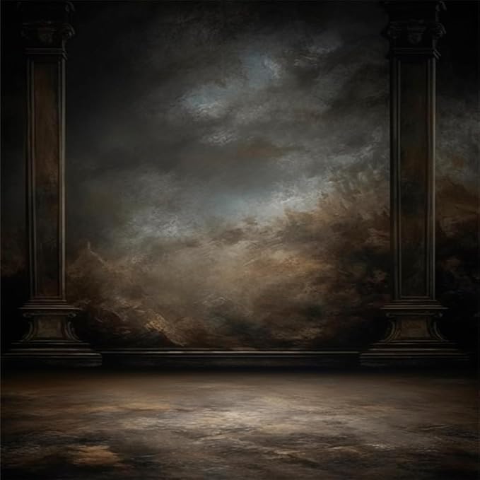 10x10ftDark Vintage Photography Backdrops Portrait Photo Backdrop Wedding Bridal Show Birthday Background for Studio Props