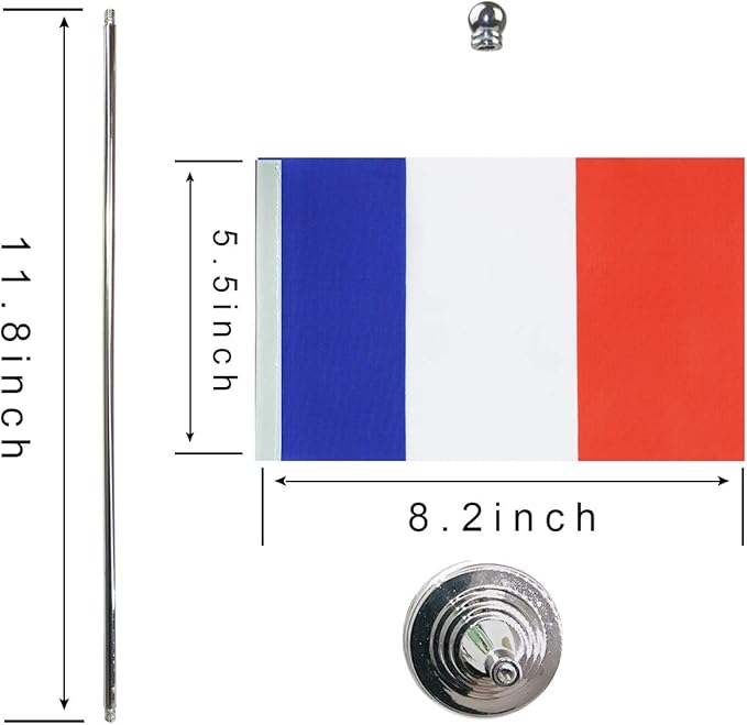 France French Flag Table Desk Flags,Office Flag,International World Country Flags Banners,Festival Events Celebration,Office Desk Home Decoration