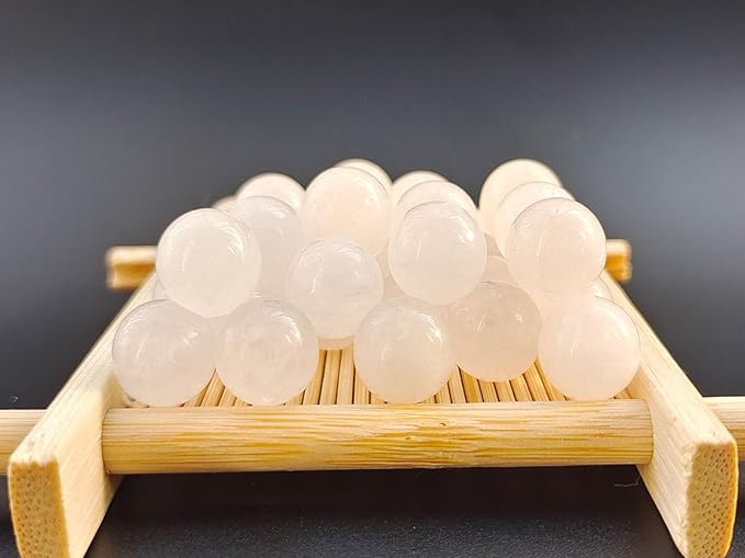 Stone Beads 6mm 140pcs White Jade Beads Round Loose Gemstones Beads for Bracelet Necklace Jewelry Making (6mm, 60618 White Jade)