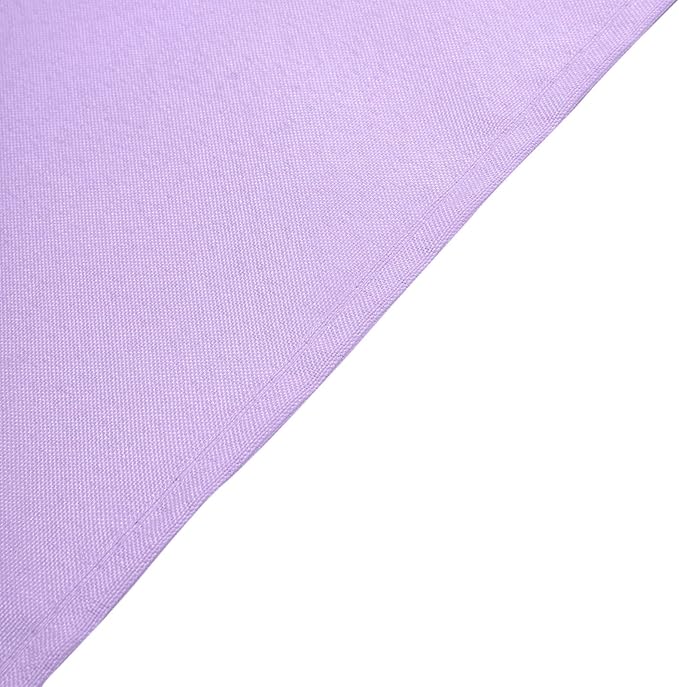 Efavormart Round Tablecloth, 120 Inch Stain & Wrinkle Resistant Washable Table Cloth, Decorative Polyester Fabric Table Cover for Banquet, Wedding, Dining - Lavender
