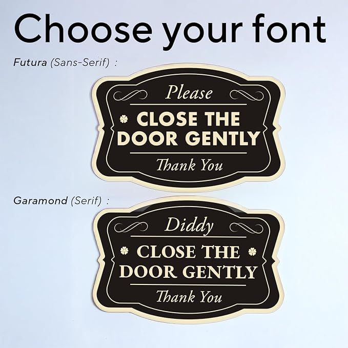 Custom Outdoor Decorative Metal Sign, Personalized Aluminum Sign, 14x10 In, Black Charcoal