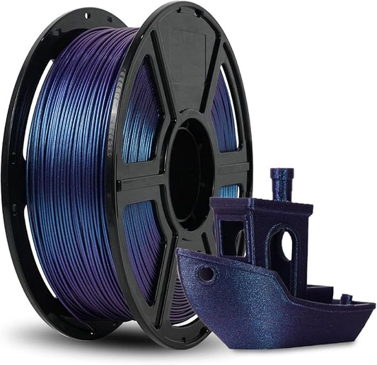 FLASHFORGE 3D Printer Filament Chameleon PLA Color Shift Filament 1.75mm, Changes Color with Light and Angles, 1KG Spool (2.2lbs), Dimensional Accuracy +/- 0.02mm for FDM 3D Printers (Nebula Purple)
