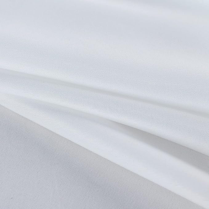 Fitable Square Tablecloth 60x60 inch Tablecloth Stain and Wrinkle Resistant Washable Polyester Table Cloth for Buffet Parties and Camping, White